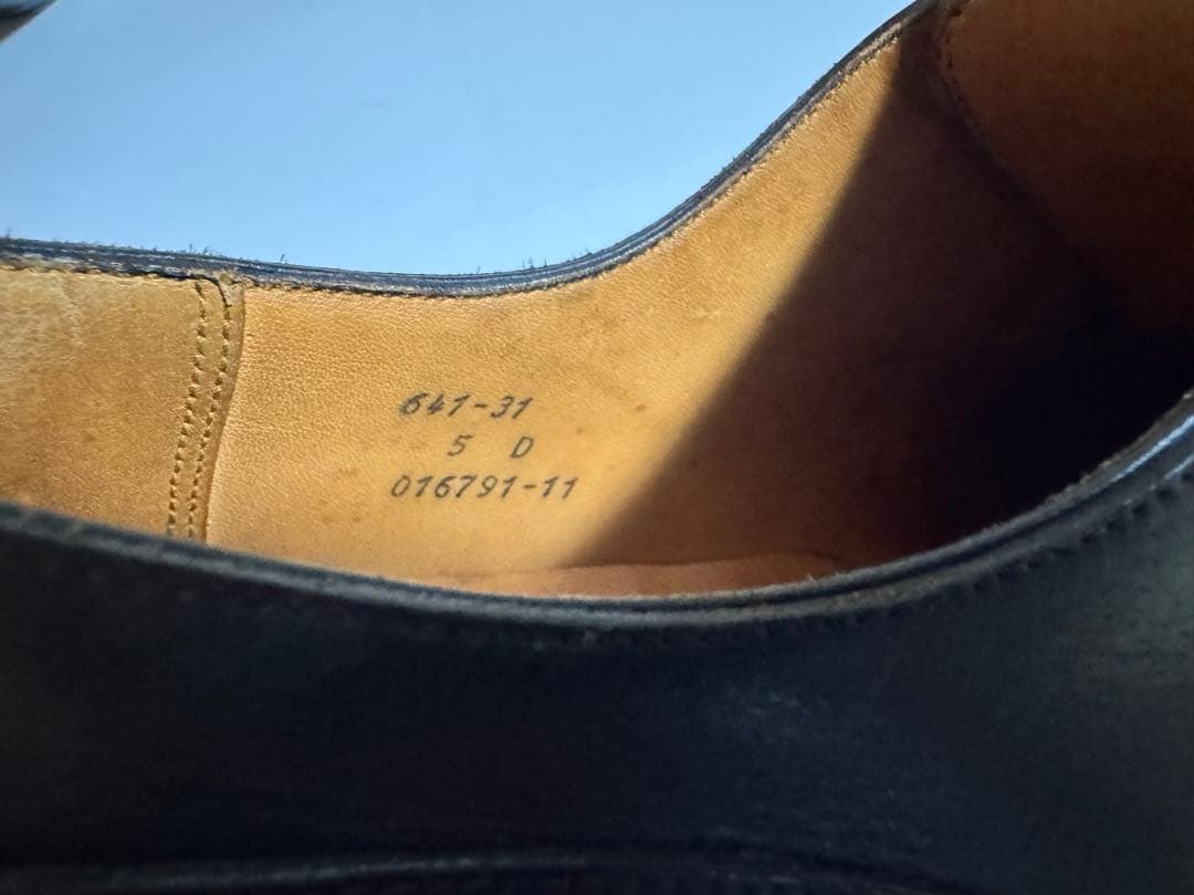 J.M. WESTON ゴルフ 5D ロシアンカーフ　旧ロゴ