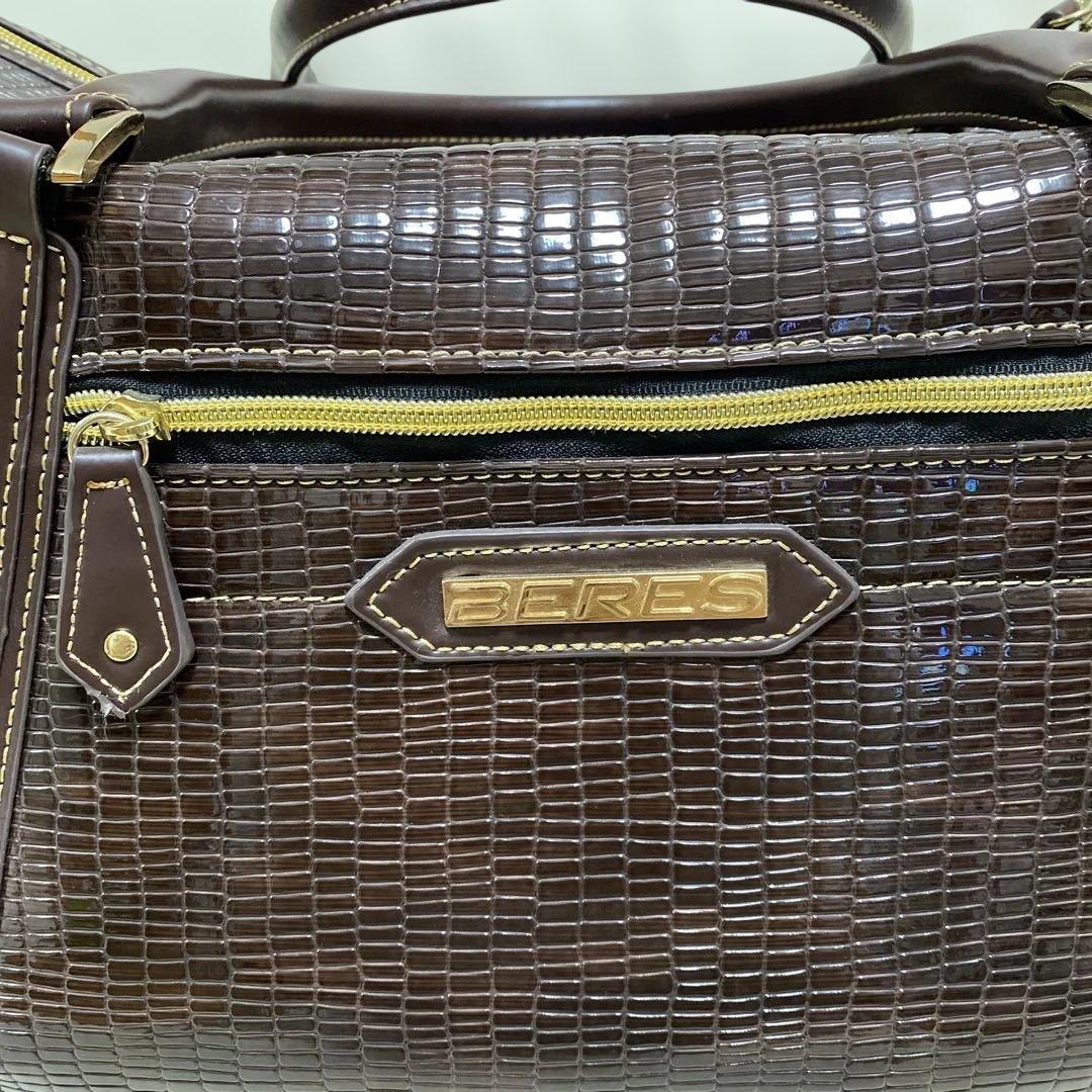 本間ゴルフ　BERES クロコダイル風ゴルフバッグ 中型