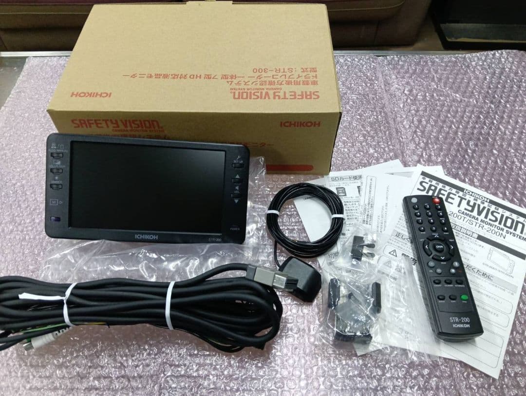 美品 市光 ICHIKOH STR-200N ドラレコ付 カラーモニター