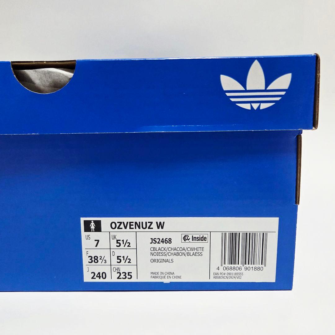 【新品】オズヴィーナス OZVENUZ スニーカー ブラック 24cm