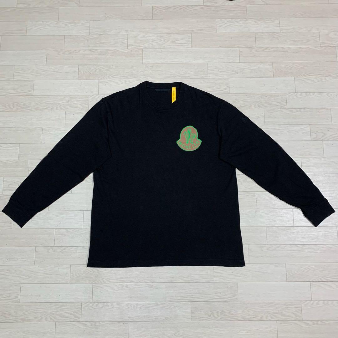 極美品★ モンクレール　フラグメント　ロンTブラック 長袖 XXL 5S106