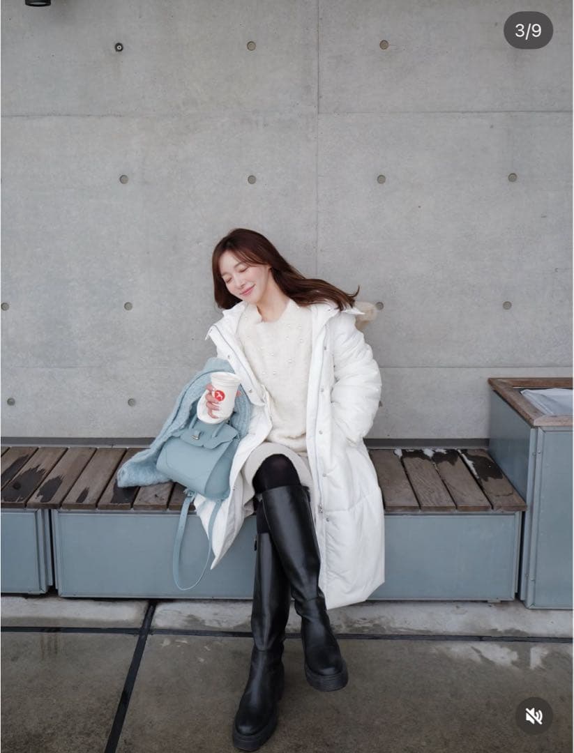 新品・タグ付き＊Aimeine シャギーモヘヤビッグマフラー(グレー)