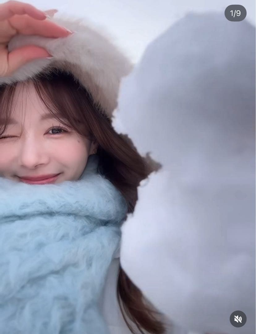 新品・タグ付き＊Aimeine シャギーモヘヤビッグマフラー(グレー)