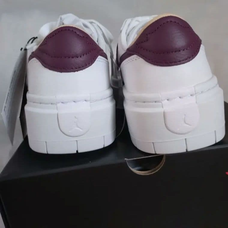 ナイキNIKE【新品未使用】エアジョーダン1エレベート25cm　ホワイトパープル