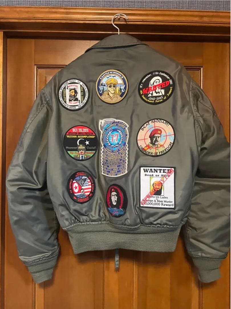 ALPHA CWU-36/P ノーメックスブラックナイツ フライトジャケット古着