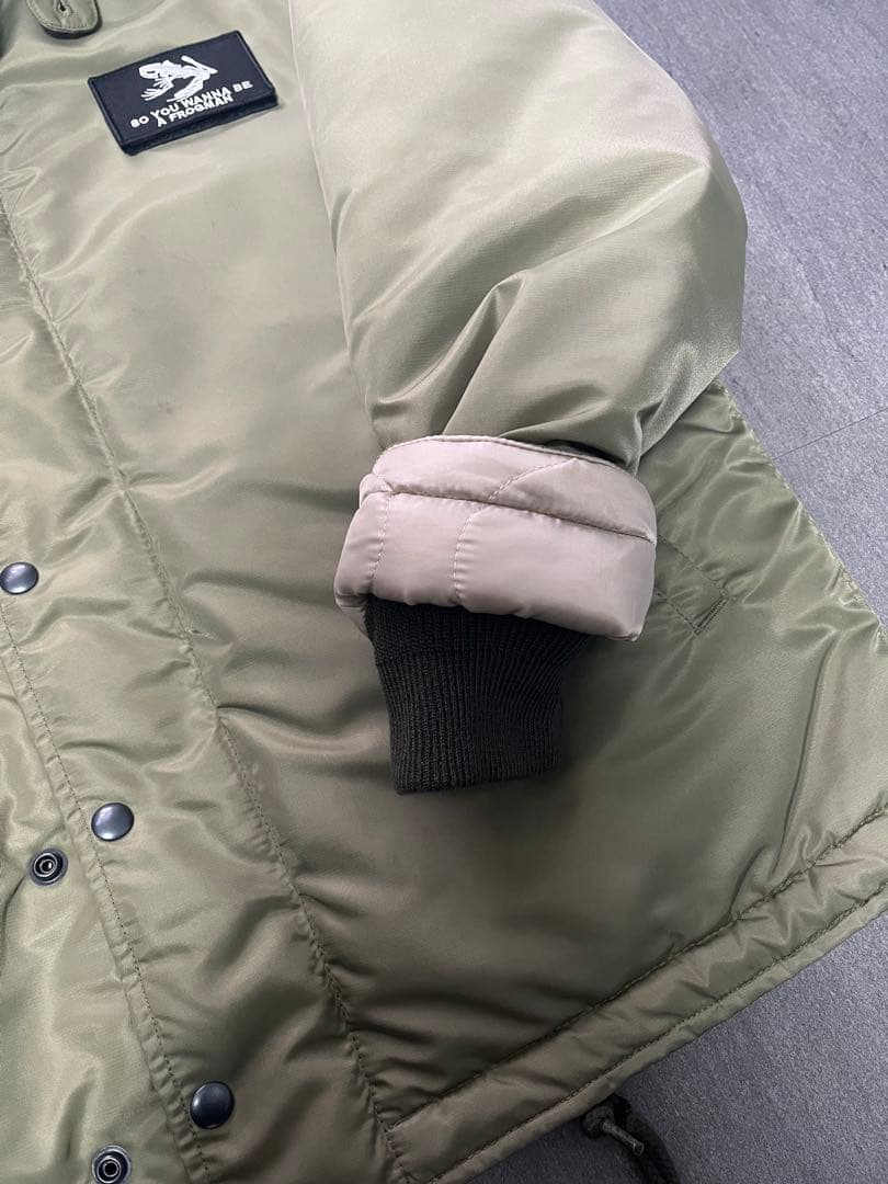 HOUSTON ヘビーナイロンN-1デッキジャケット　レオパード