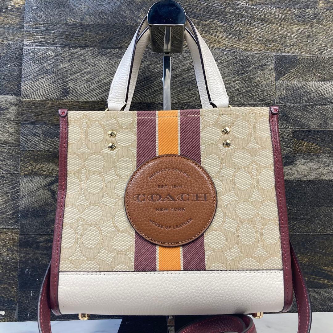 極美品 コーチ デンプシートートバッグ C7083 ショルダーバッグ 2way