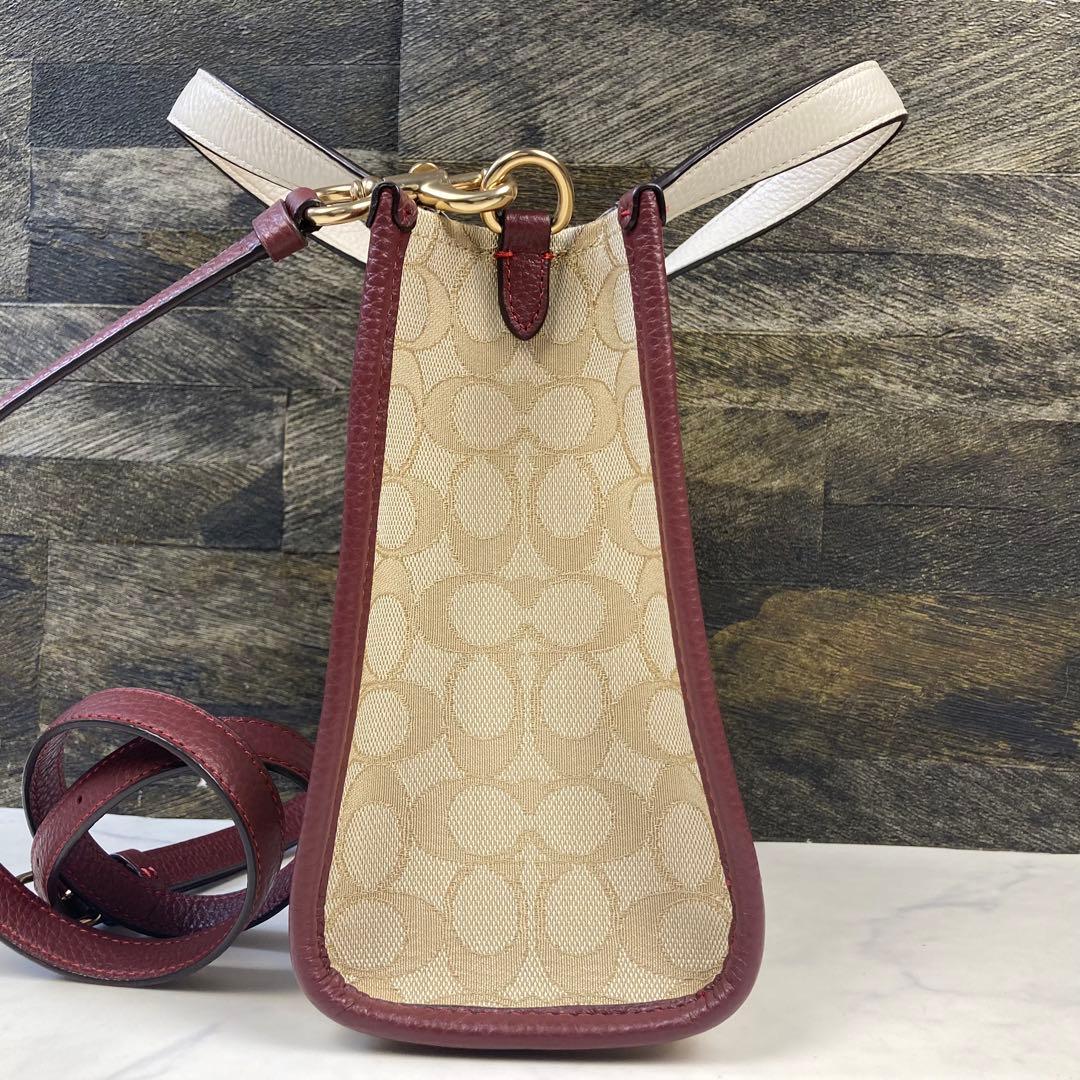 極美品 コーチ デンプシートートバッグ C7083 ショルダーバッグ 2way