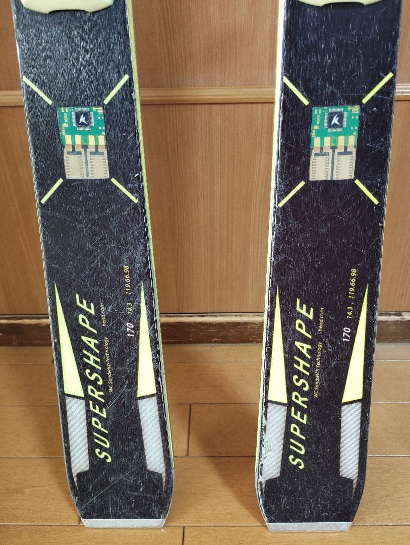 HEAD SUPERSHAPE I.SPEEDスキー板 170cm