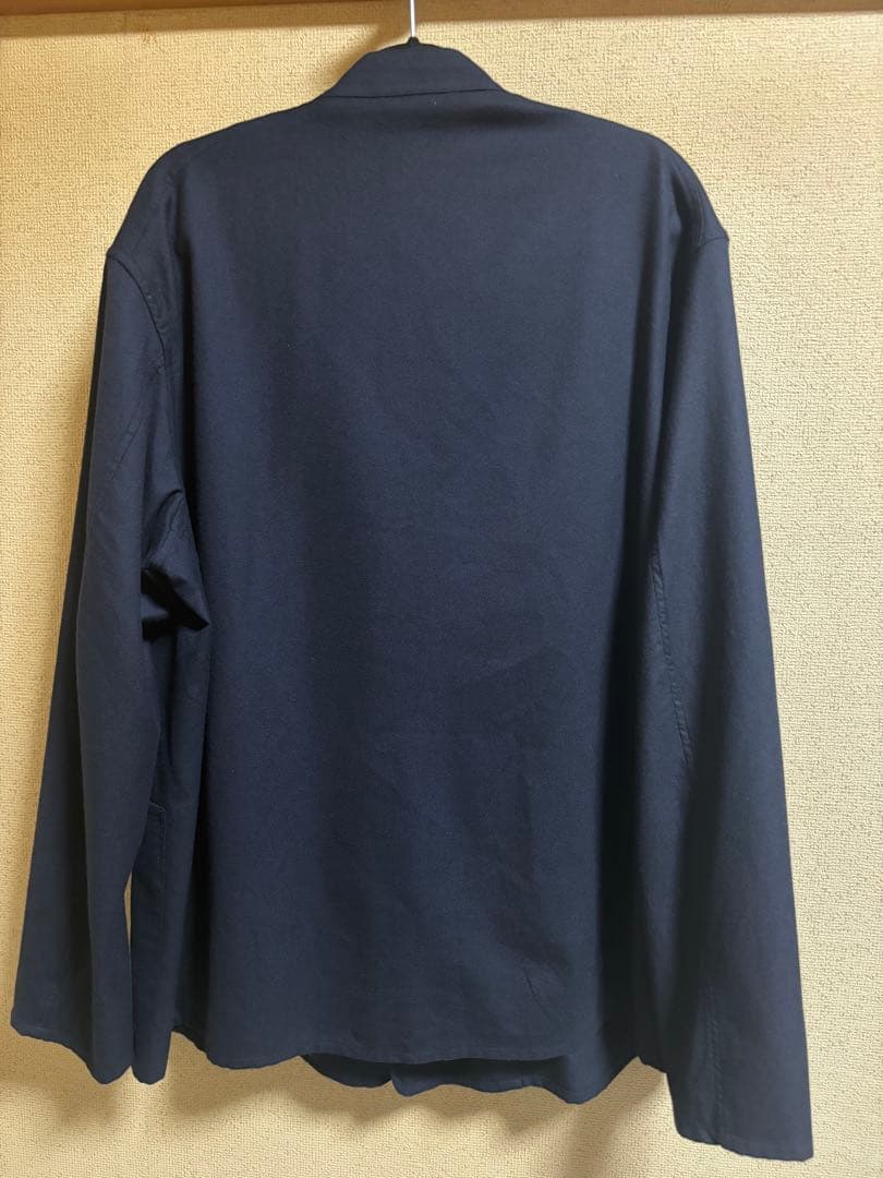 COMOLI 21AWウールフラノスタンドカラージャケットセットアップ