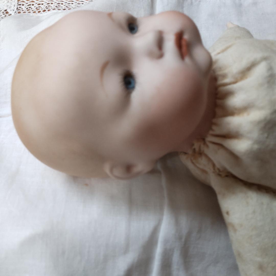 アーモンドマルセルタイプ　ベビードール　アンティーク風　人形　ブロカント　蚤の市