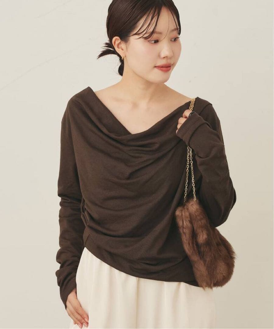 M*o様 Plage back drape Tシャツ