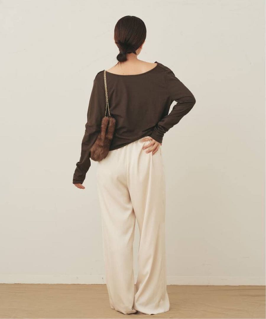 M*o様 Plage back drape Tシャツ