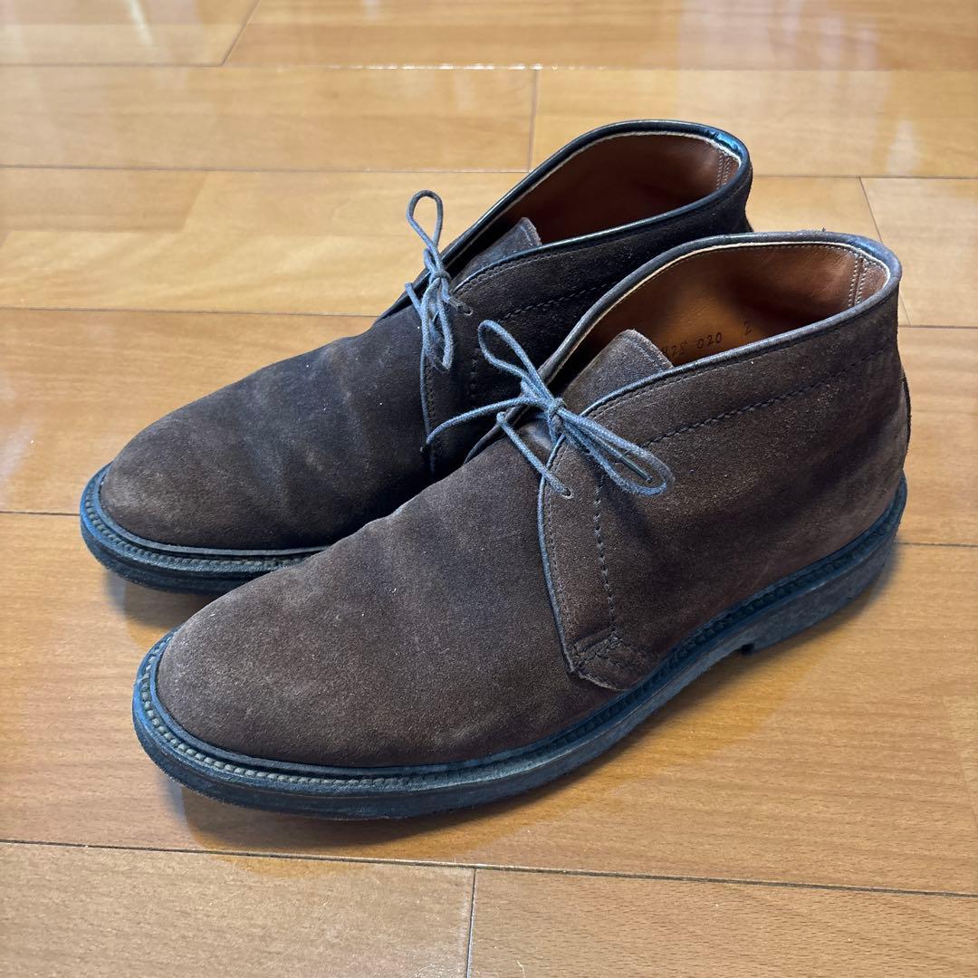 限定コラボユナイテッドアローズ×オールデン チャッカーブーツ7.5別注ブラウン
