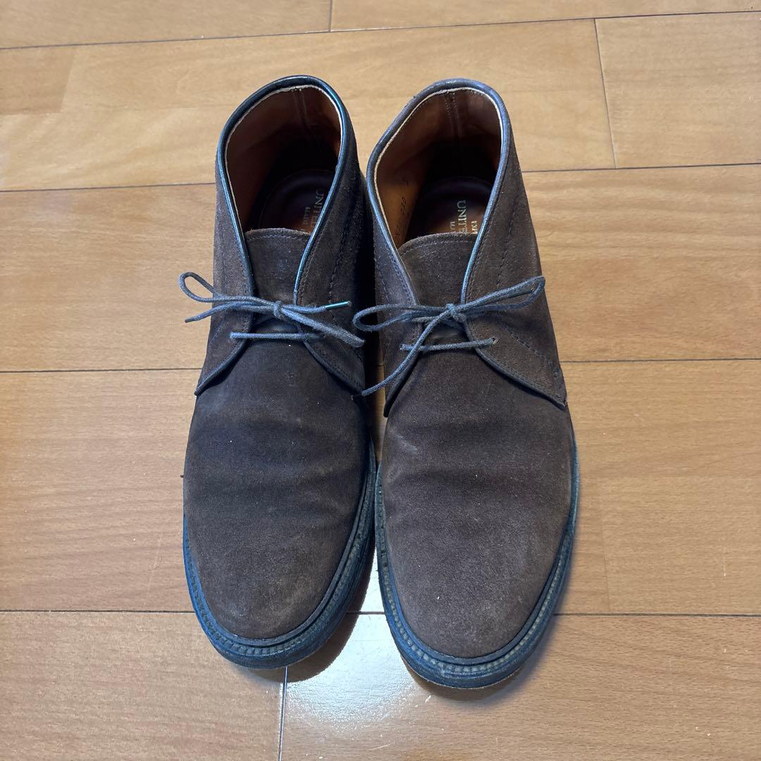 限定コラボユナイテッドアローズ×オールデン チャッカーブーツ7.5別注ブラウン