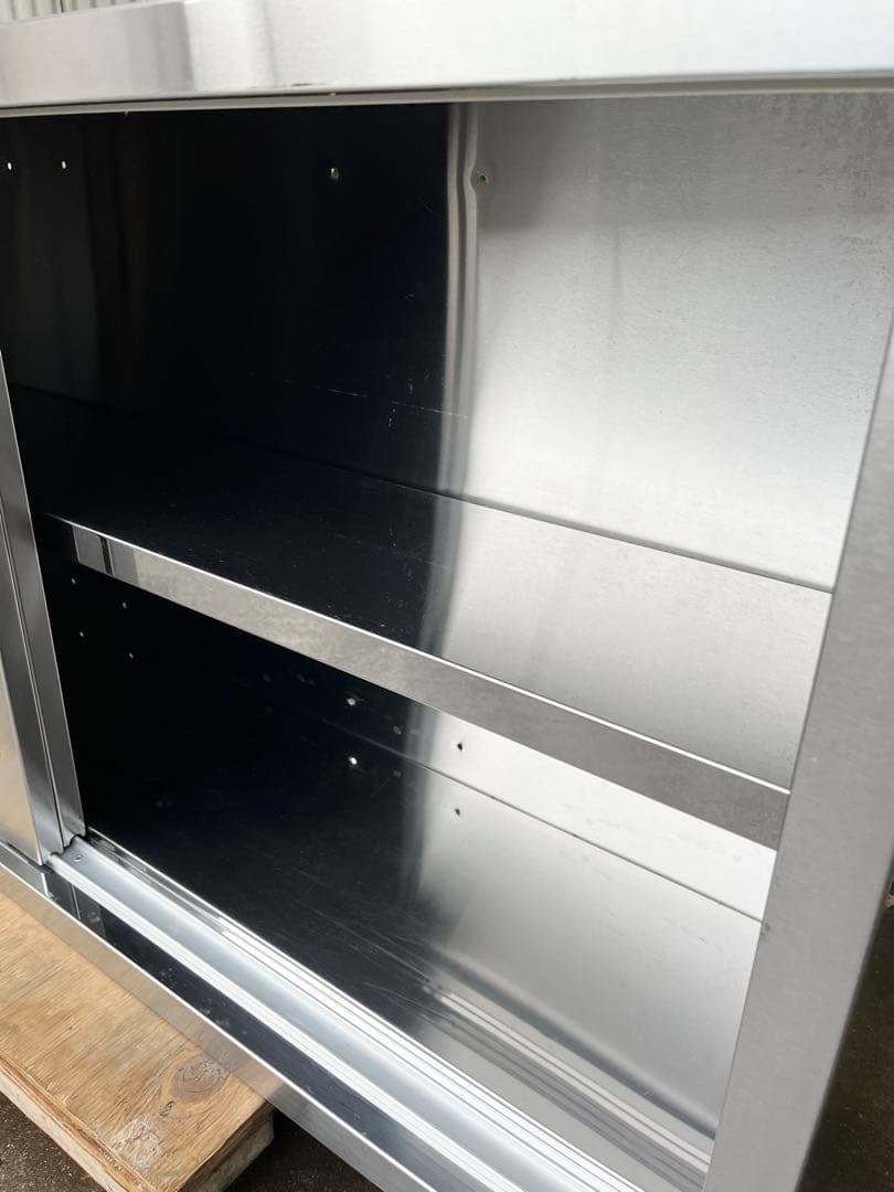 ステンレス吊り戸棚　吊り棚　食器棚　1200×300×600