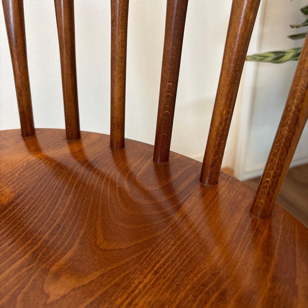 美品　柏木工 KASHIWAヴィンテージ　ウィンザーチェア　アローバック⑤