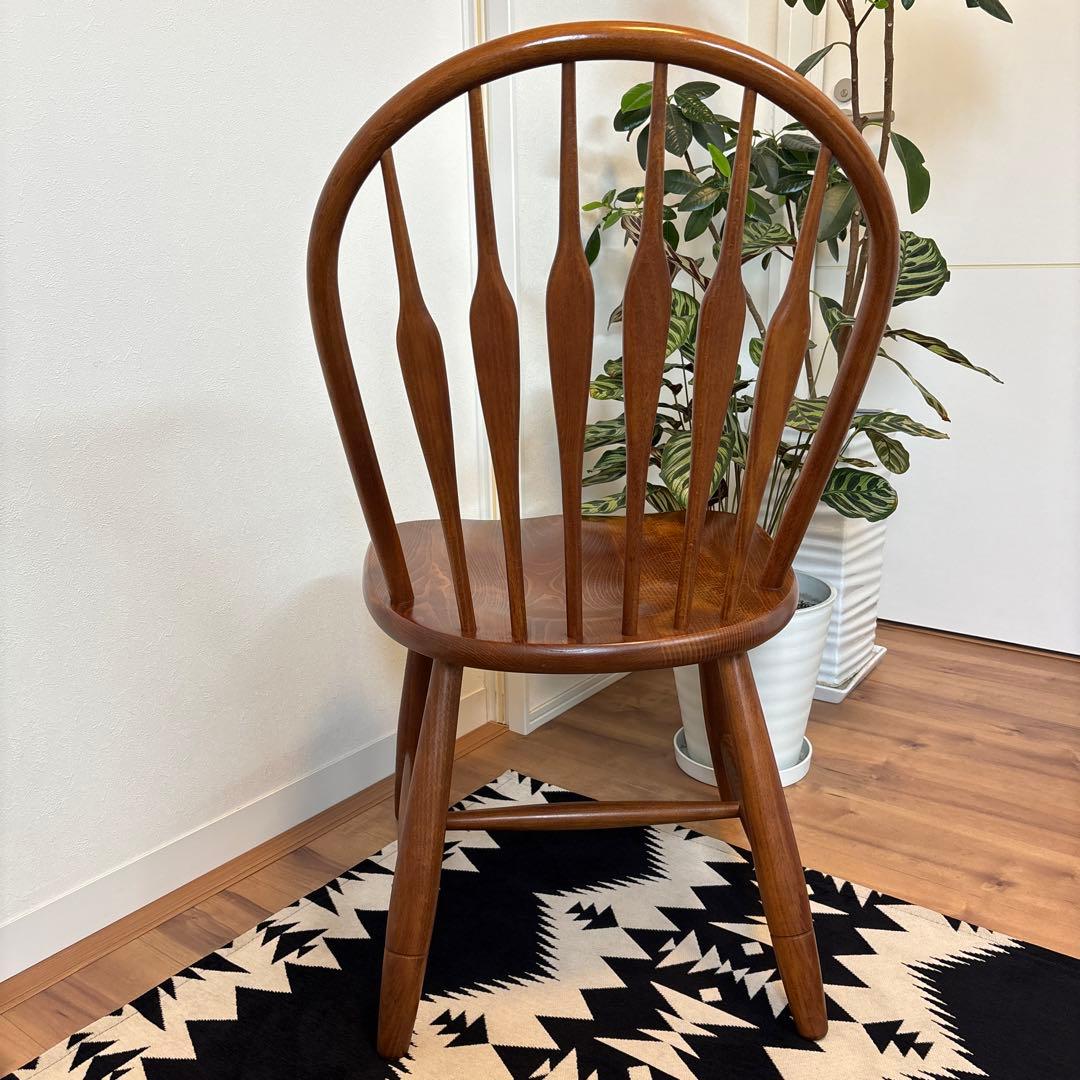 美品　柏木工 KASHIWAヴィンテージ　ウィンザーチェア　アローバック⑤