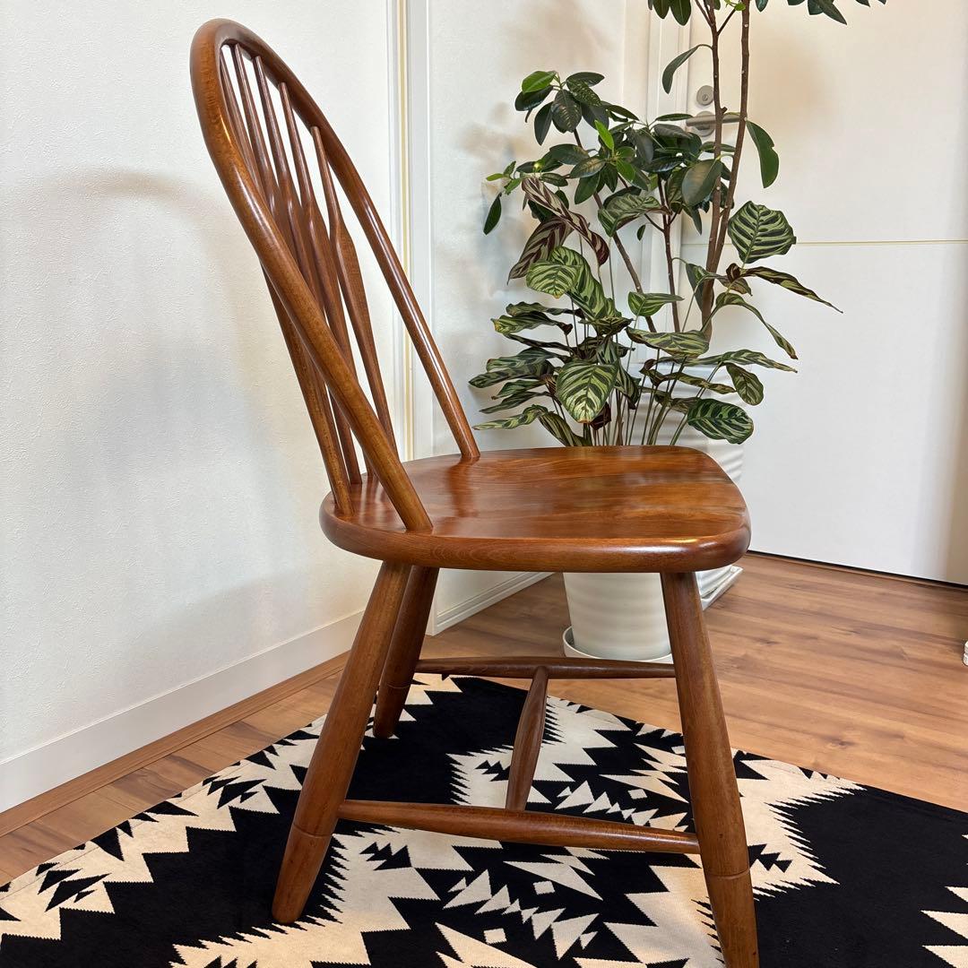 美品　柏木工 KASHIWAヴィンテージ　ウィンザーチェア　アローバック⑤