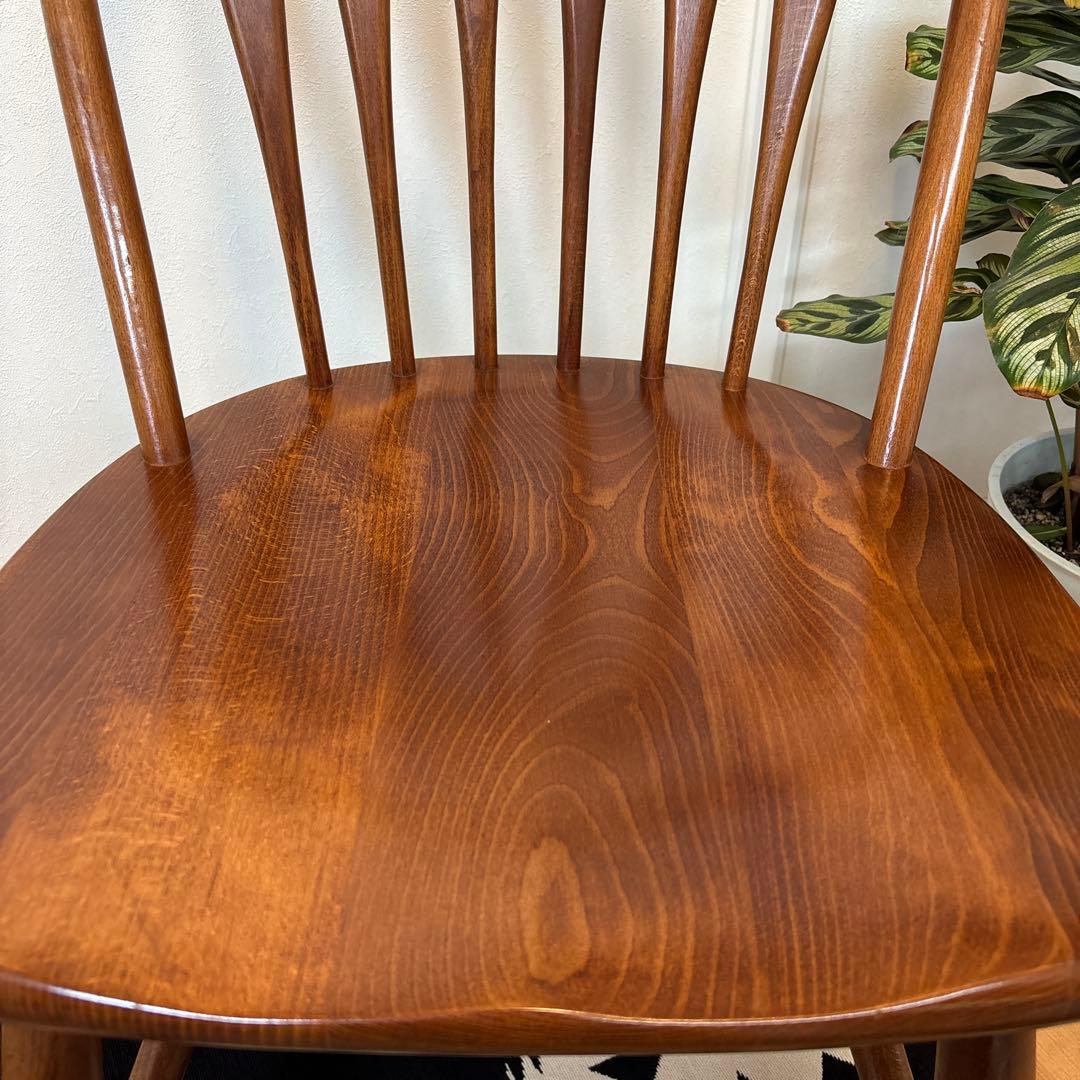 美品　柏木工 KASHIWAヴィンテージ　ウィンザーチェア　アローバック⑤