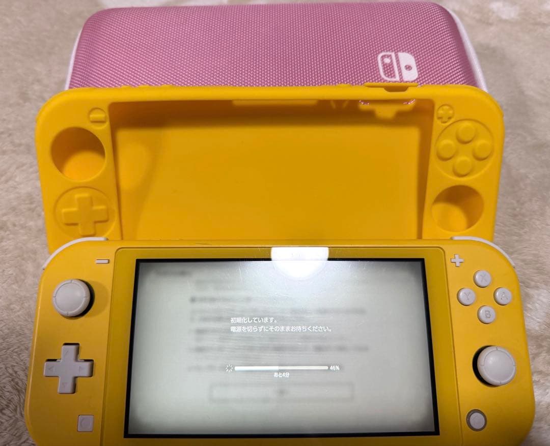 NintendoSwitch Lite イエロー 本体 ケース付 19日迄即発送