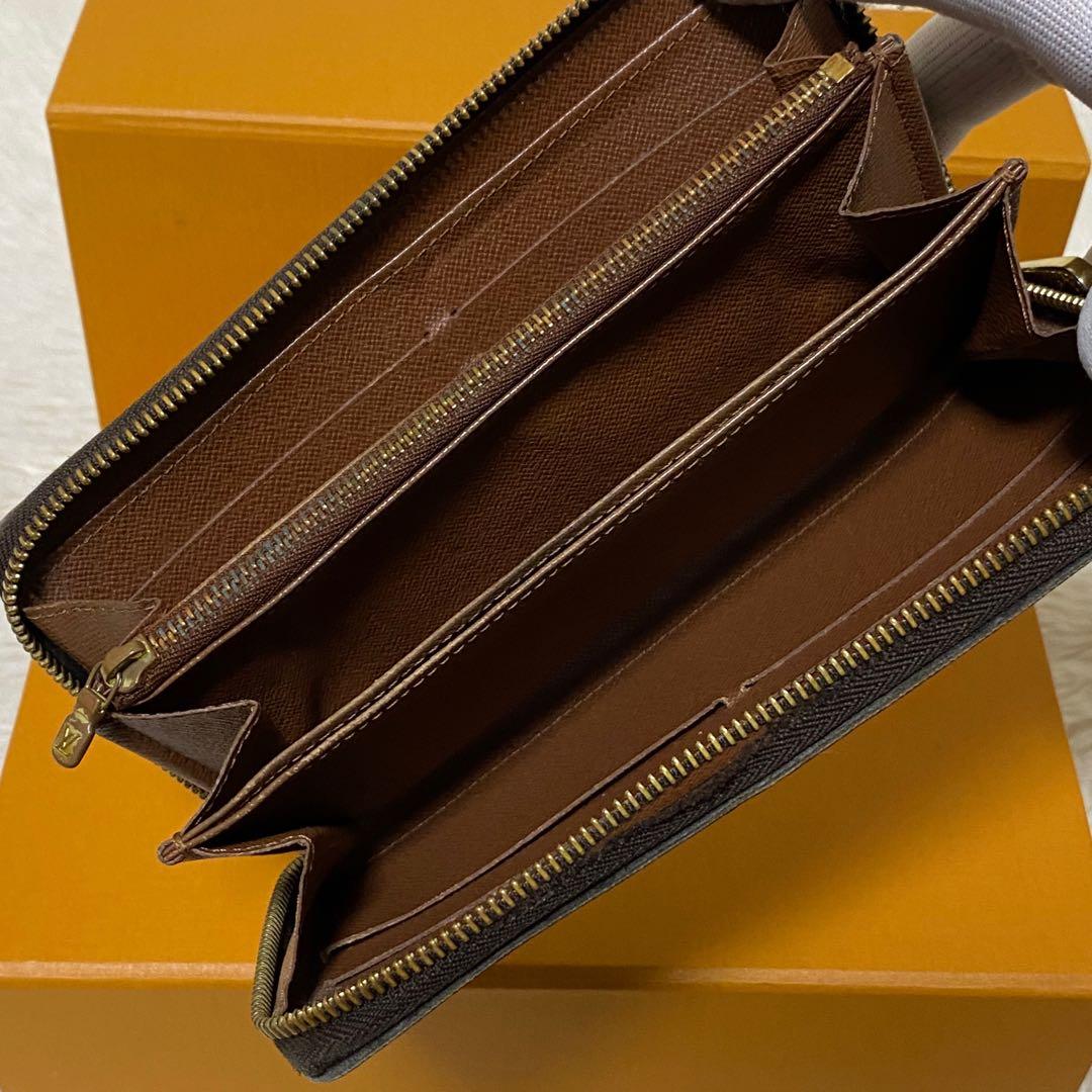 ルイヴィトン　ジッピーウォレット　モノグラム　長財布　ラウンドジップ