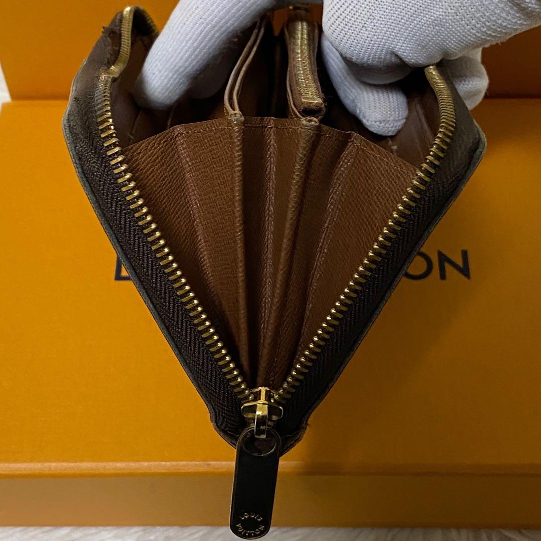 ルイヴィトン　ジッピーウォレット　モノグラム　長財布　ラウンドジップ