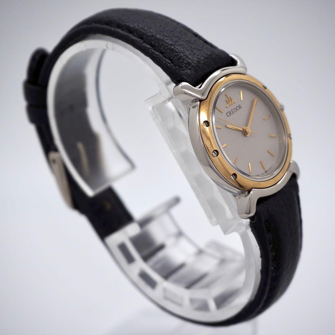 専用167 稼働 SEIKO 時計　CREDOR 18K 保証書付き レディース