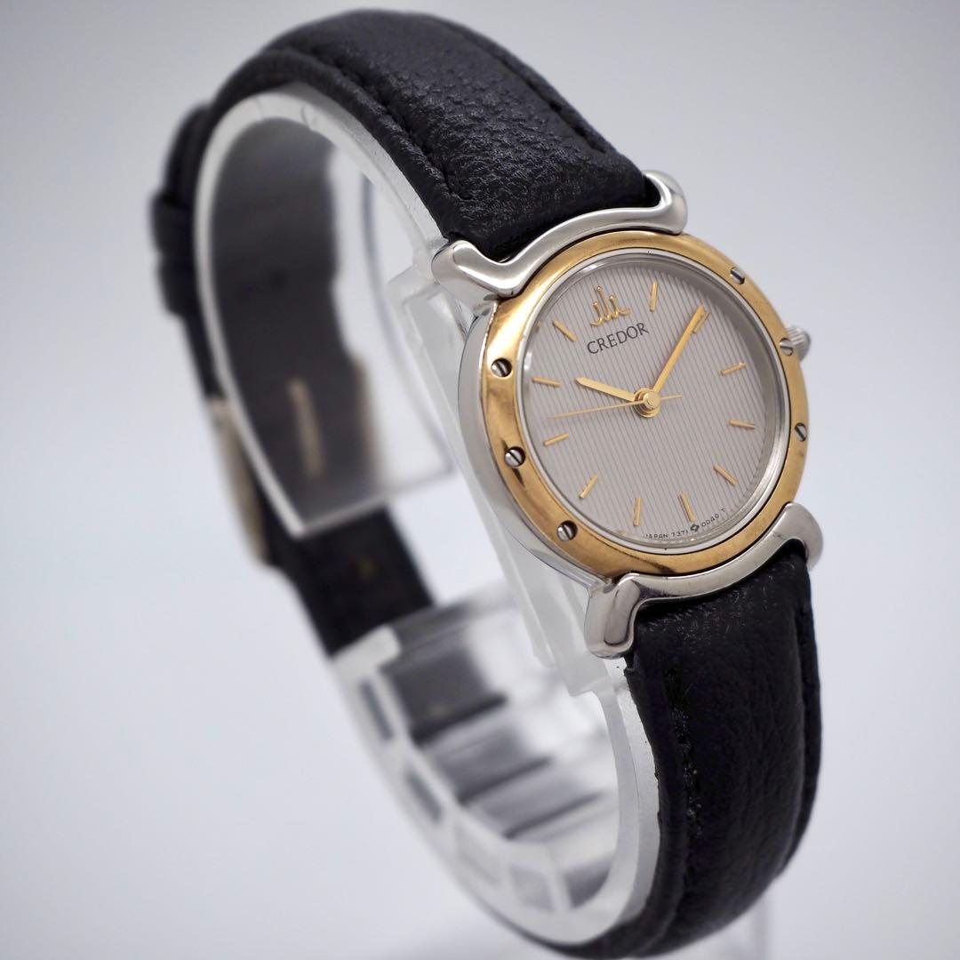 専用167 稼働 SEIKO 時計　CREDOR 18K 保証書付き レディース