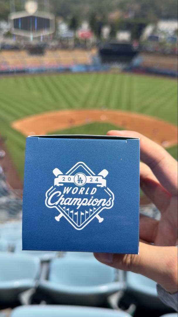 8月6日 大谷翔平 来場者限定 2024年ワールドシリーズ優勝記念リングレプリカ