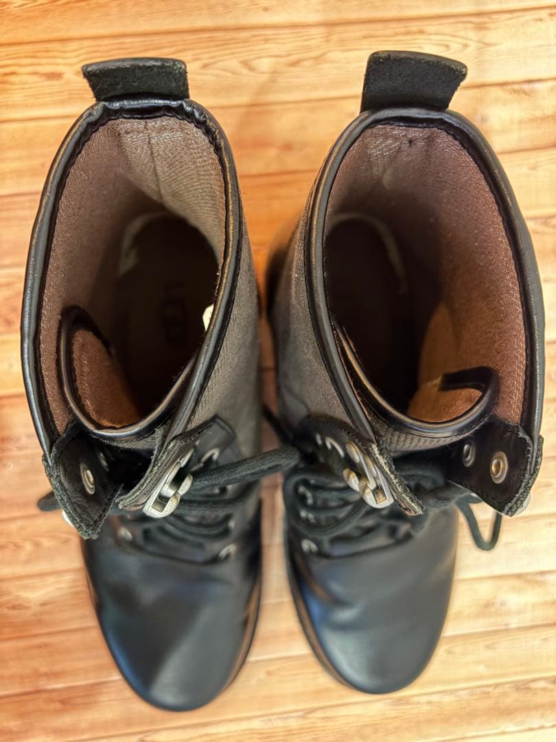 UGG メンズレザー キャンバス ブーツ