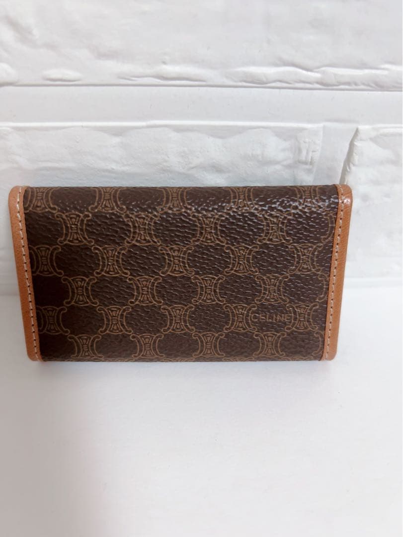セリーヌ　CELINE キーケース　6連　ブラウン系　箱付き
