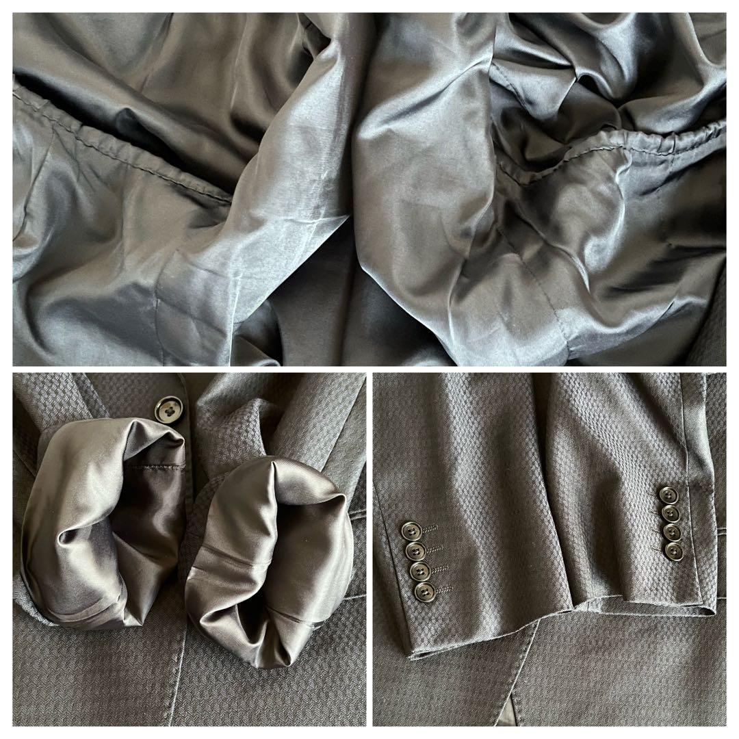 ✨現行✨美品✨ダーバン×REDA シャイニングヘリンボーン スーツ AB5 濃紺