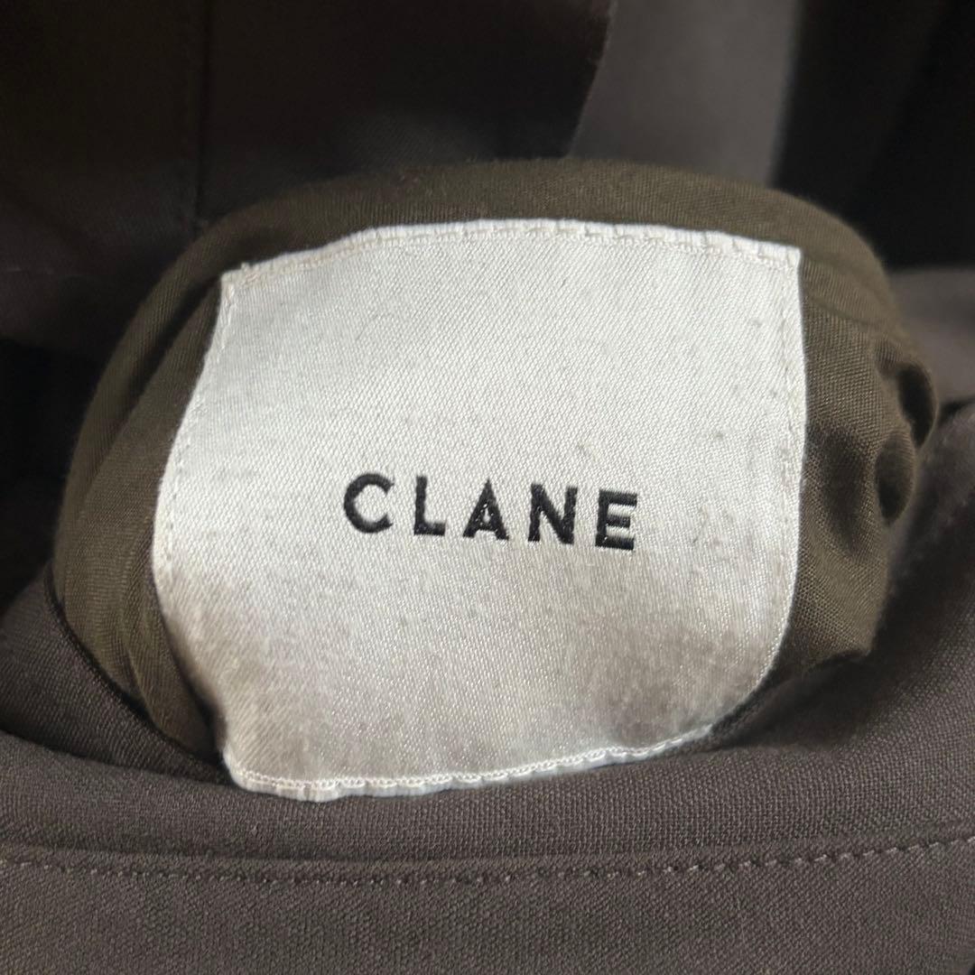 E*o様 美品CLANE 安達祐実さん着リバーシブルミリタリーロングコート1モカ