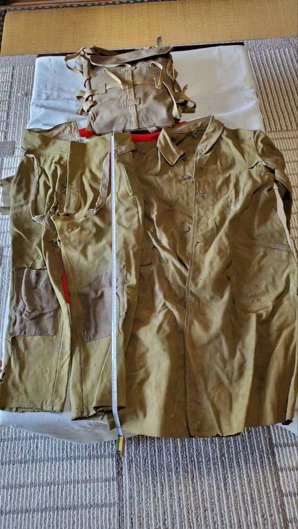 【本物　レア】日本軍　軍服　靴　水筒　その他のセット