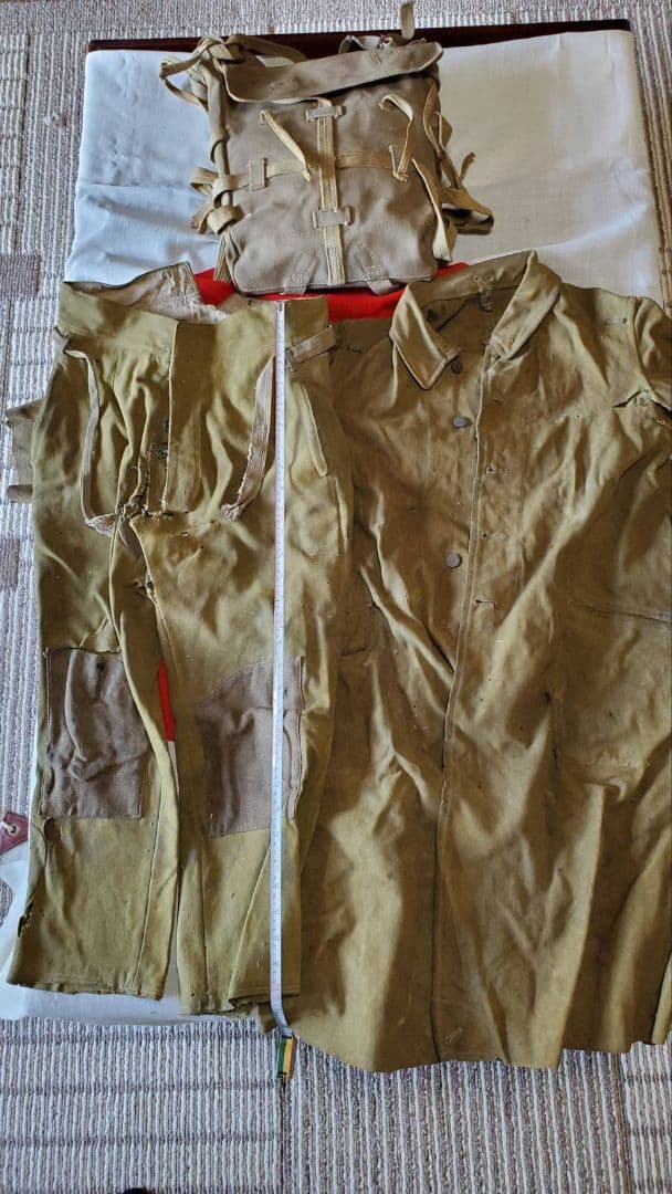 【本物　レア】日本軍　軍服　靴　水筒　その他のセット