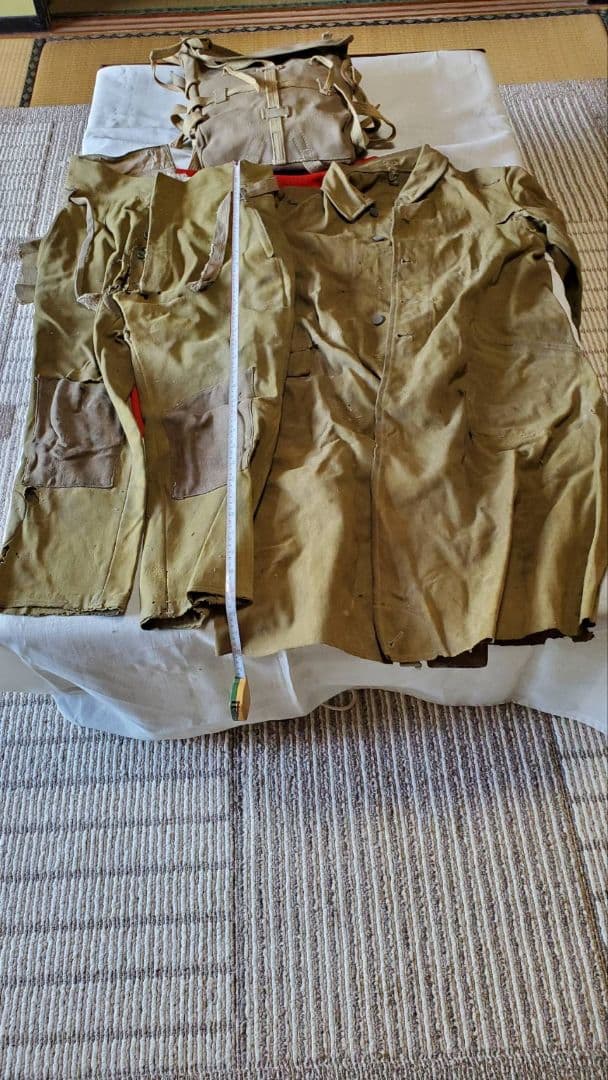 【本物　レア】日本軍　軍服　靴　水筒　その他のセット