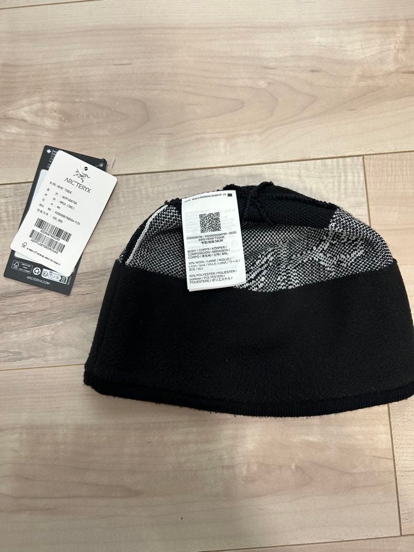 Arcteryx bird head バードヘッドトーク ブラック ビーニー