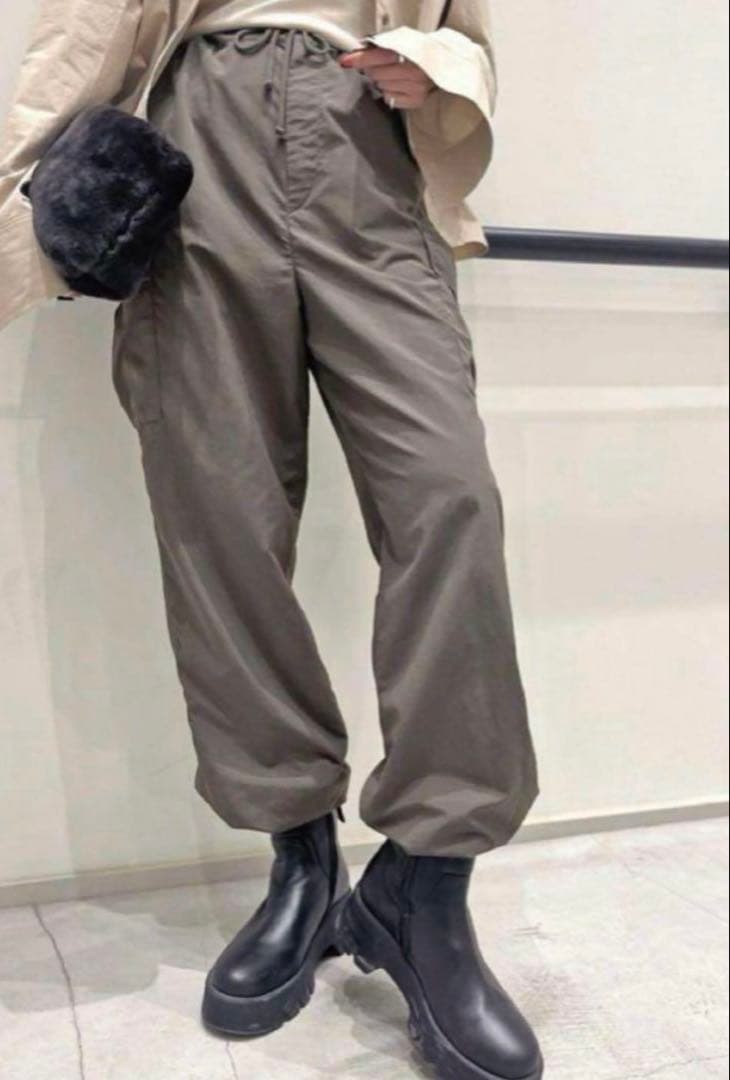 ++ L'Appartement×Americana ナイロンカーゴパンツ ++