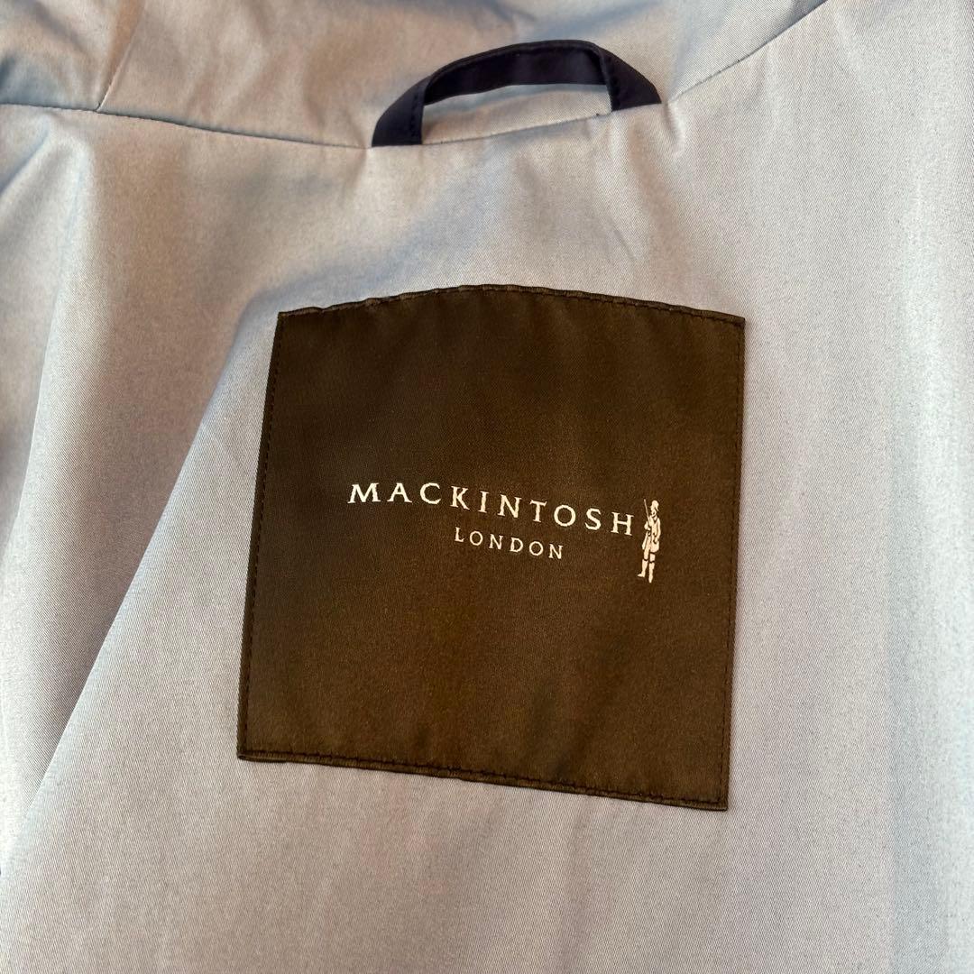 マッキントッシュロンドン　トレンチコート ブルー 大きいサイズ　XL
