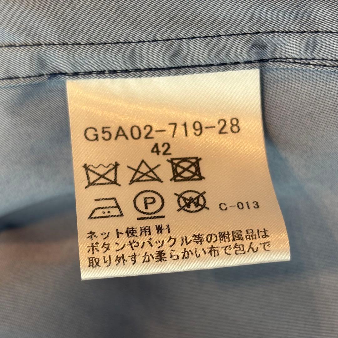 マッキントッシュロンドン　トレンチコート ブルー 大きいサイズ　XL