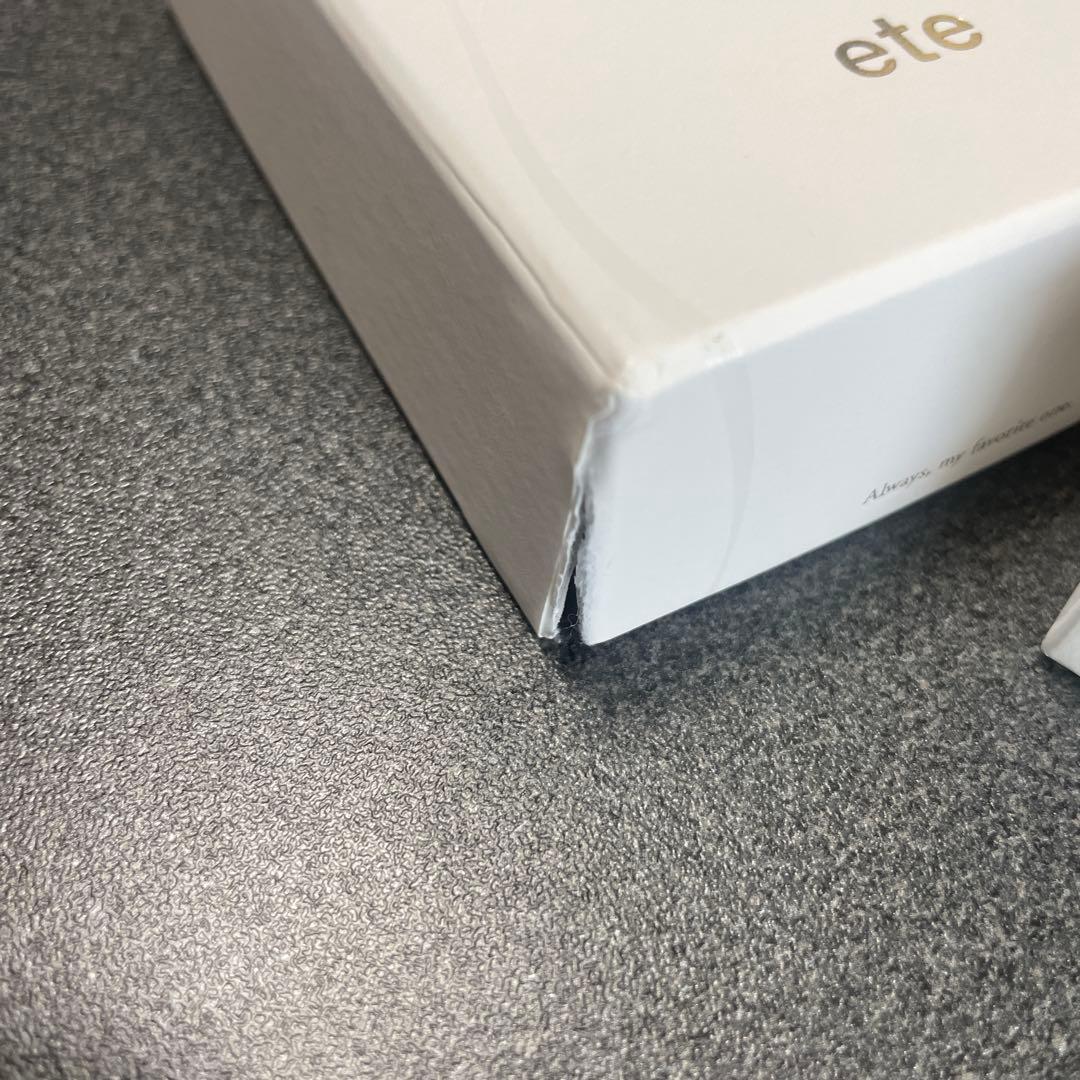 ete K18YG ミラーカットチェーン ネックレス 美品