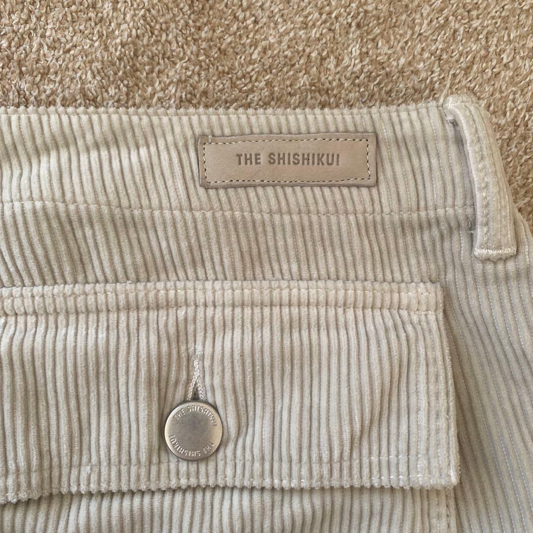 シシクイコーデュロイベーカーパンツ サイズ38 ベージュ