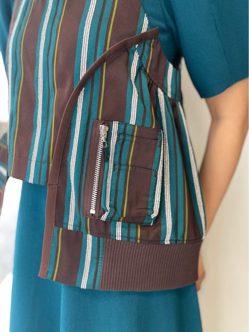 試着のみ！マルチストライプキャミソール