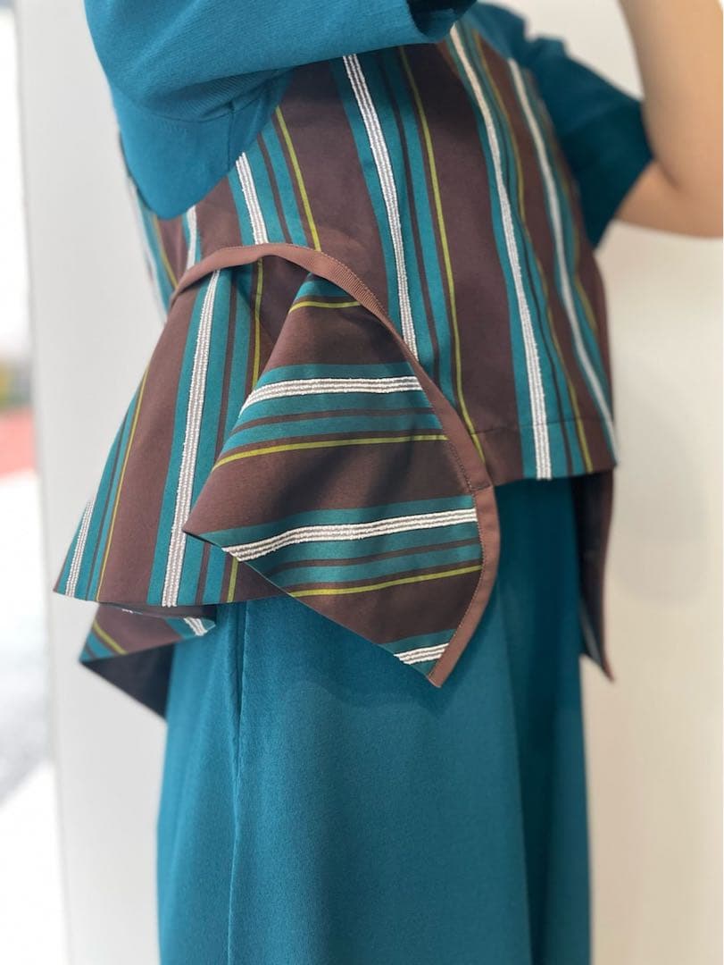 試着のみ！マルチストライプキャミソール