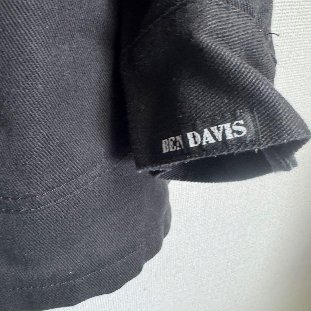 おちゅん様BEN DAVIS 　ブラック カバーオール　 XL 　ベンディビス