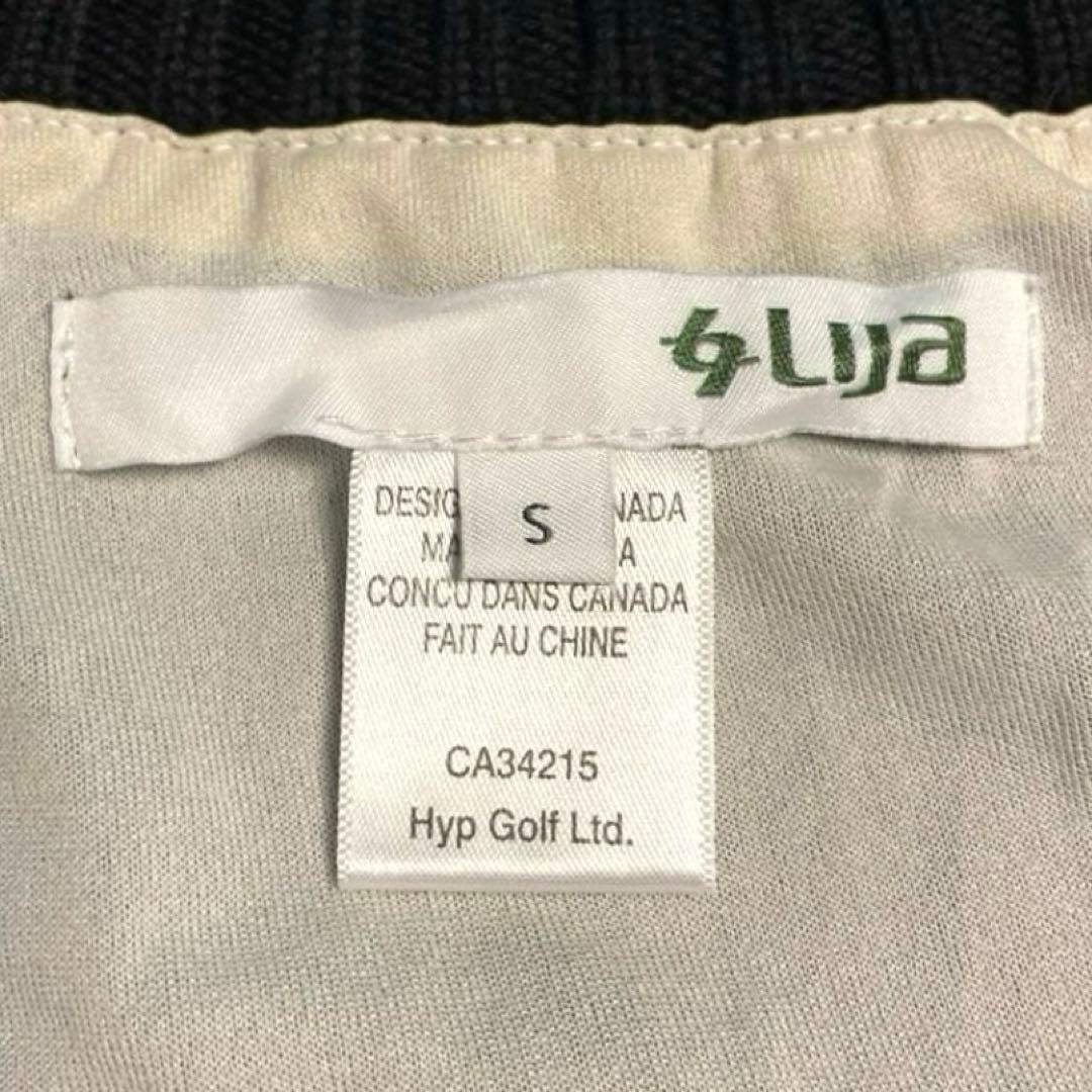 【美品】LIJA リージャ テニスウェア ニットジャケット S コットン100%