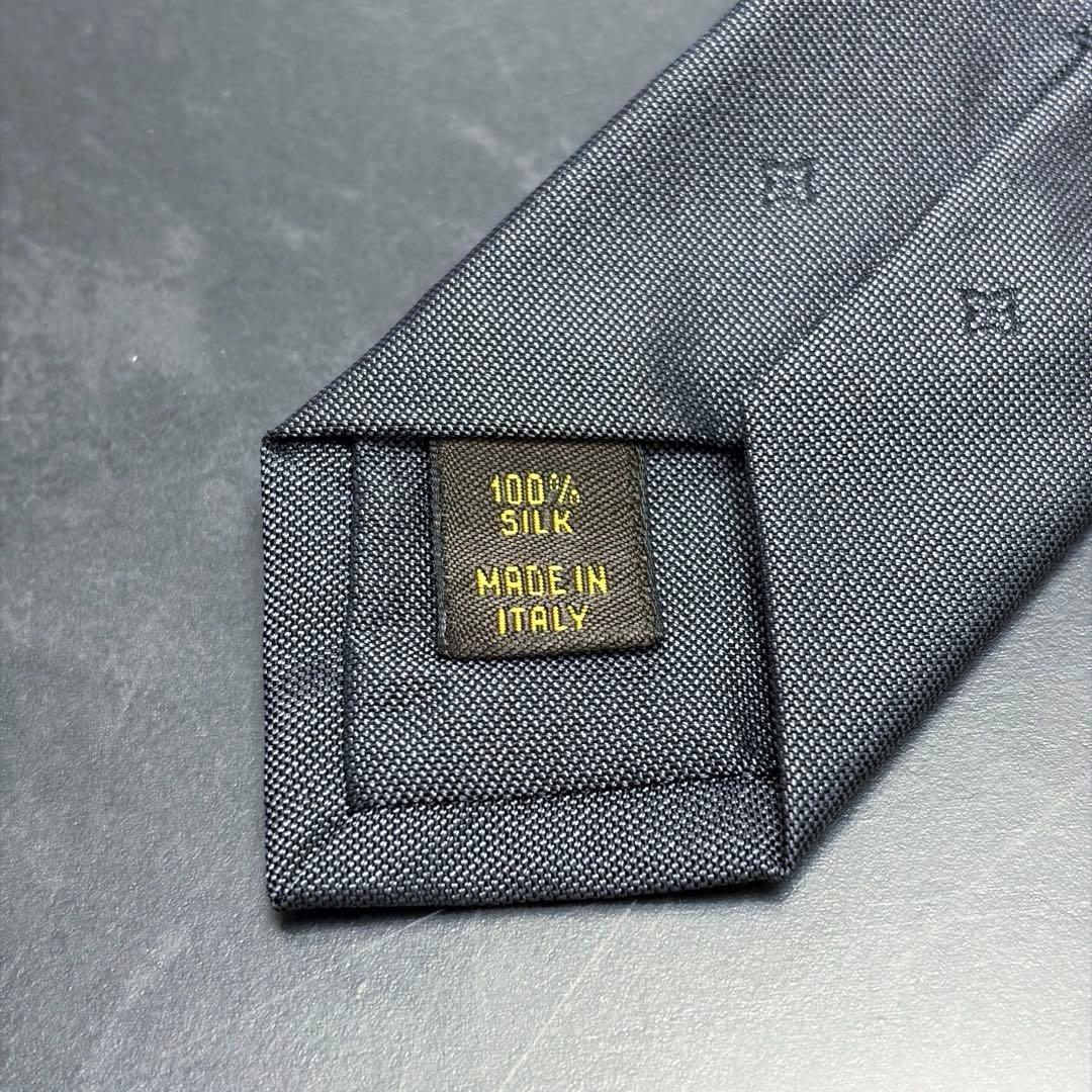 コ7/LOUIS VUITTON/ルイヴィトン/ネクタイ/ダークグレー/ネクタイ