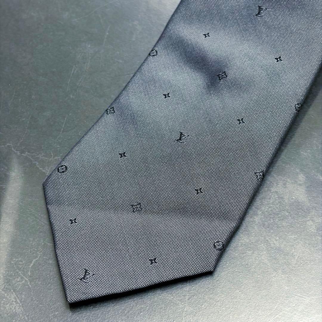 コ7/LOUIS VUITTON/ルイヴィトン/ネクタイ/ダークグレー/ネクタイ