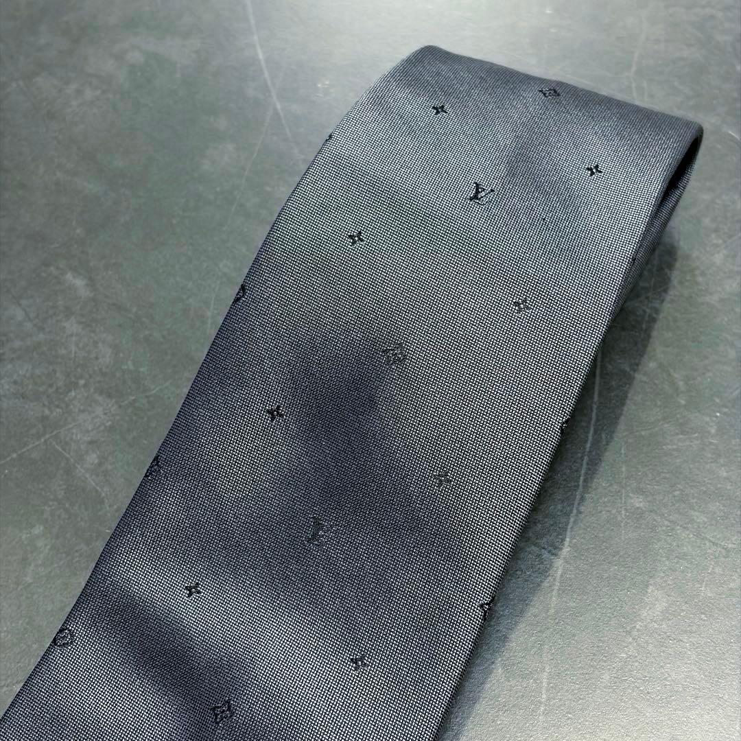 コ7/LOUIS VUITTON/ルイヴィトン/ネクタイ/ダークグレー/ネクタイ